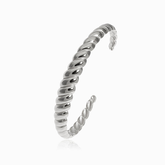 Adjustable Twisted Bangle SZ1055 - Stainless Steel