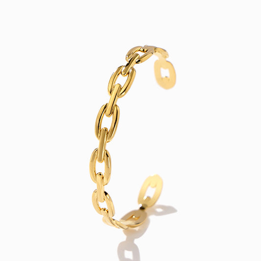 Adjustable O-Link Bangle SZ1024 - Stainless Steel