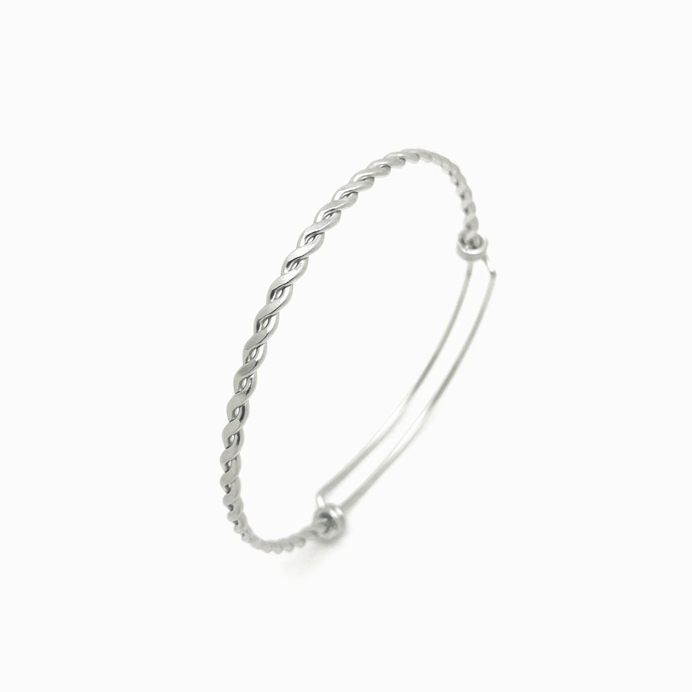 Twisted Bangle SZ1026 - Stainless Steel