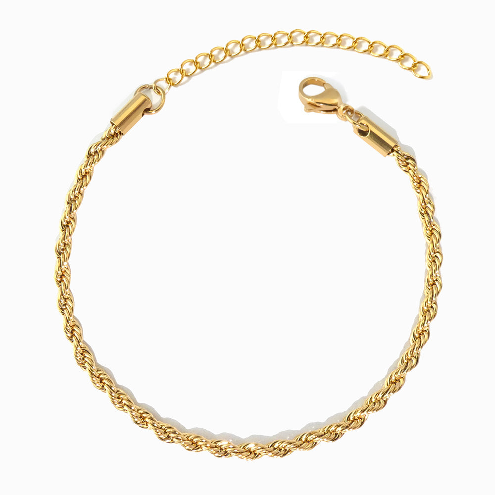 Twisted Bracelet 2mm SL8008 - Stainless Steel
