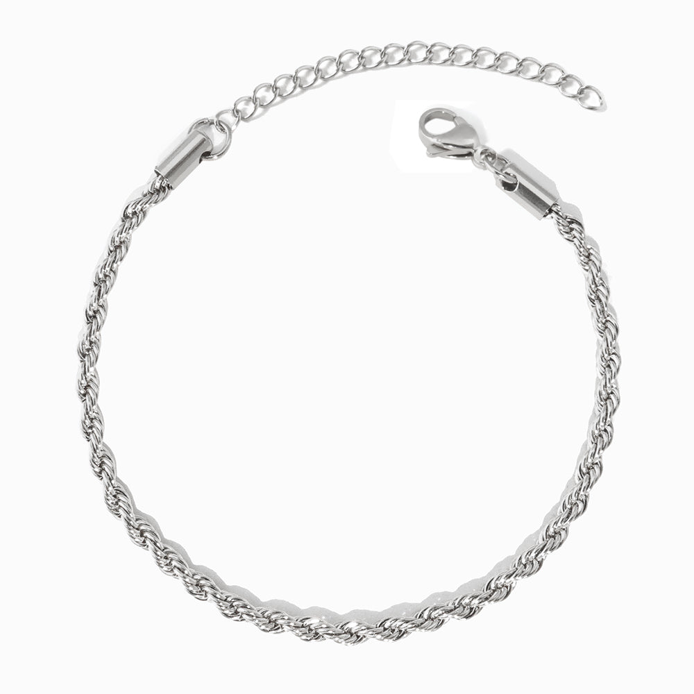 Twisted Bracelet 2mm SL8008 - Stainless Steel