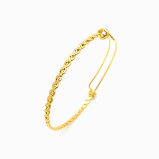 Twisted Bangle SZ1026 - Stainless Steel