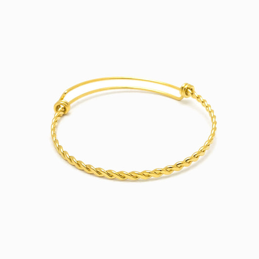 Twisted Bangle SZ1026 - Stainless Steel