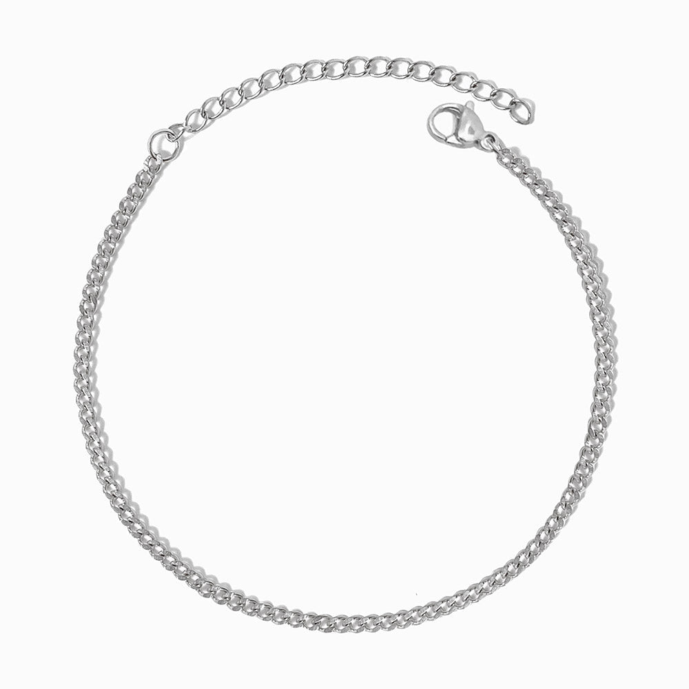 Silver Minimalist Bracelet SL2184 - Stainless Steel