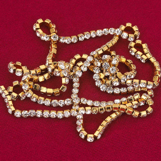 Gold Rhinestone Chain