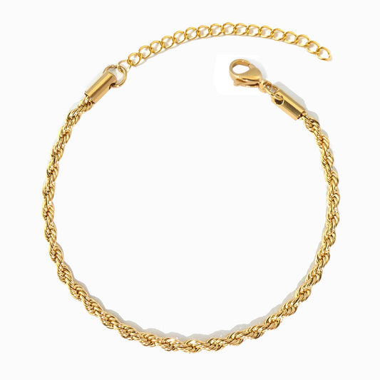 Twisted Bracelet 2mm SL8008 - Stainless Steel